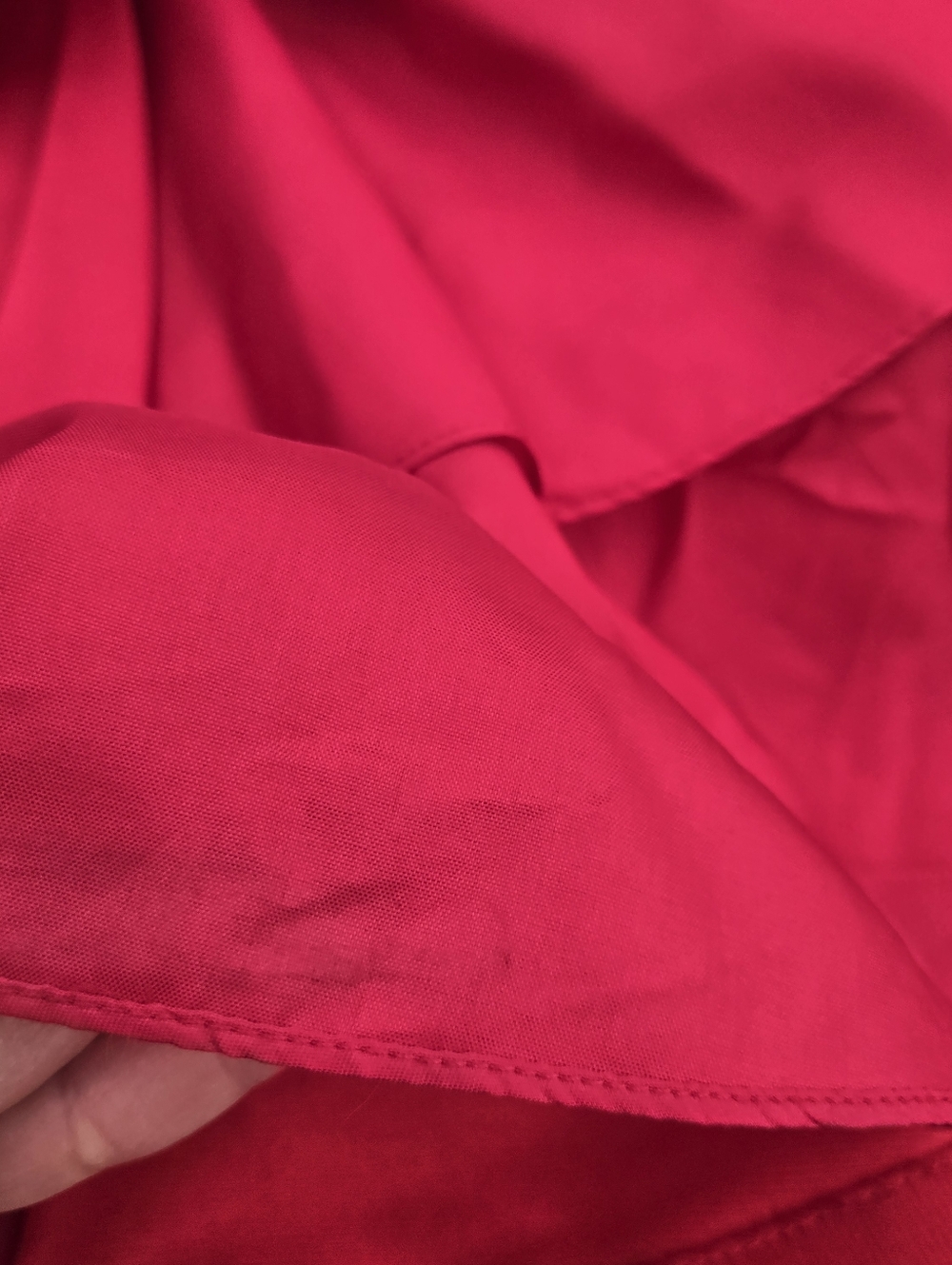 Monique Lhuillier red gown One Strap Mermaid Size 14 Dress In Red - Picture 11 of 16